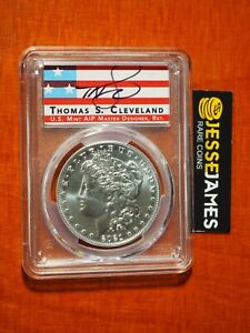 2021 $1 D SILVER MORGAN DOLLAR PCGS MS70 ADVANCE RELEASE CLEVELAND SIGNED LABEL