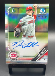 New Listing2019 Bowman Draft Chrome Nick Lodolo Refractor Auto /499 REDS