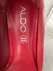 Aldo Women’s Stessy High Heel~ 9~Red~burgundyFashion~ immaculate~ Collector