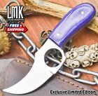 Custom Forged Skinner Knife D2 Tool Steel Hard Wood Hunting Minature Bushcraft