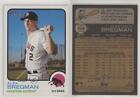 2022 Topps Heritage Team and Name Color Swap Variation Alex Bregman #104.3