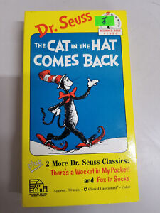 The Cat in the Hat Comes Back VHS & 2 more Dr. Seuss Classics