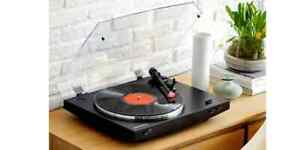 AUDIO-TECHNICA AT-LP3 FULLY AUTOMATIC BELT-DRIVEN STERIO TURNTABLE - BLACK