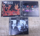 Used Group Lot of 3 Metallica CD's S&M / Load / Garage Inc. - 2 Disc Sets Metal