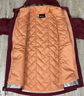 Marmot Womens Minimalist Component Red Maroon Peach Puffer 3 in 1 Jacket Size L