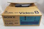 Vintage Sony EV-A80 Video 8 Cassette Recorder VCR Deck NIB NEW NOS Remote & Box!