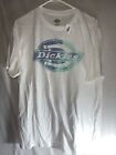 Dickies Unisex White logo T-shirt Tag Size Large