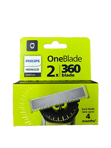 Philips Norelco One Blade Replacement 2X of 360 blades QP420/80 Brand New Sealed