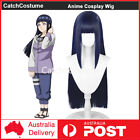 Anime Naruto Shippūden Hyuuga Hinata Cosplay Wig Long Straight Dark Blue Hair