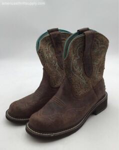 Ariat Women's Fatbaby Heritage Harmony Brown Western Boots - Size 9B