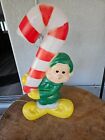 Elf and Candycane blow mold