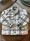 Abercrombie & Fitch Men’s size XXL Relaxed Sherpa Lined Plaid Shirt Jacket