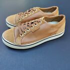 Crocs Hover Sneakers Casual Mens Size Men's 8 Brown Leather Suede Low Tops