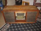 vintage RCA Victor Radio and Record player console