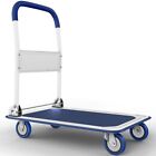 Folding Hand Truck Dolly Cart with Wheels Luggage Cart Trolley Moving 660lbs