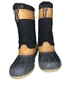 Tommy Hilfiger Arcadia Women's SZ 8 Quilted Duck Black Brown Snow Boots