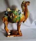 Vintage Chinese Mingqi Camel Tomb Figure Spirit Object Tang Dynasty Style Sancai
