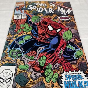 Web of Spider-Man #70 DIRECT (1990) KEY 1st Spider-Hulk Michelinie Mid Grade
