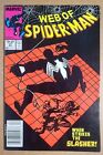 Web of Spider-Man #37 MARVEL Comics 1988 VF NEWSSTAND Venom!