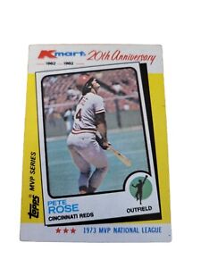 New Listing1982 Topps Kmart Pete Rose Baseball Card 24 Cincinnati Reds MLB (F