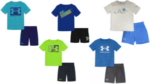 New Under Armour Boy's T-Shirt & Shorts Set Pick Size & Color MSRP:$40.00