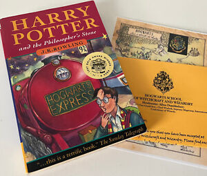 1997 First UK Pb Edition Harry Potter &the Philosopher/Sorcerer's Stone &Extras!