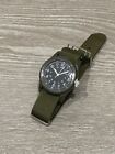 (NEW) Daiso Japan Military Style Watch Olive Seiko Movement RARE