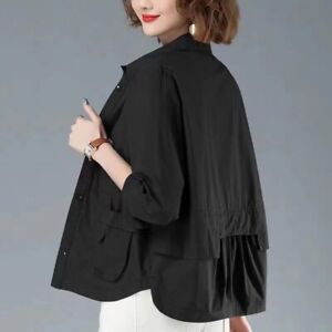 Women Jackets Causal Windbreaker Famale Thin Basic Lightweight  Outwear Clothing