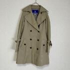 Burberry Blue Label Trench Coat Khaki Size 36 Belt From Japan
