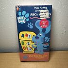 Blue's Clues | Play Along With Blue ABC's and 123's | VHS, 1999 | Sealed