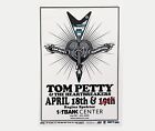 Tom Petty and the Heartbreakers Concert Poster from 2012 feat. Regina Spektor