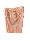 Nike Men’s Size Small Peach Coral Color Swim Trunks Size Small Lining Drawstring