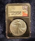 2021 SILVER EAGLE T-2 1st Day Of Issue FDoI NGC MS70 MICHAEL GAUDIOSO Signed