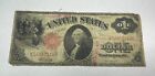 1917 $1 One Dollar Sawhorse Legal Tender United States Note Circulated