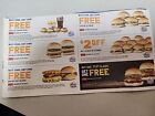 (4 SHEETS) -Total  24 WHITE CASTLE COUPONS.  Expires  6/30/24.