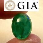 9.00 Ct GIA CERTIFIED Natural Emerald Oval Cabochon Shape Loose Gemstone