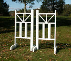 Horse Jumps Top Picket Triangle Raill Bottom Jumper Wing Standards Pair/6ft #255