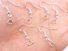 100-500P Jewelry Making Finding 925 sterling silver Pinch Bail Hook Earring Wire