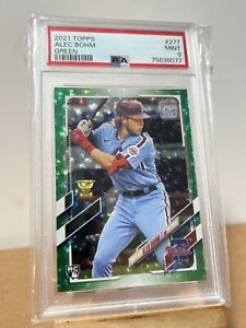 New Listing2021 Topps Alec Bohm Rookie Green Parallel 367/499 Phillies