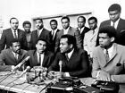Athletes Jim Brown & Mohammad Ali Civil Rights Summit  8x10 PHOTO PRINT