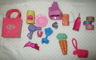 LPS Littlest Pet Shop Accessories Lot: Grocery Bag Hair Dryer Camera Bow Drink