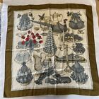 Vntg Special Ed. Hermes Scarf Carre Foulard Tuch Gastronomie For Hennessy 90 cm