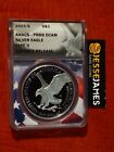 New Listing2021 S PROOF SILVER EAGLE ANACS PR69 DCAM TYPE 2 ADVANCE RELEASE
