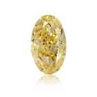 0.51 ct Fancy Yellow Natural Diamond Loose Oval SHAPE SI2 GIA Certified Rare Cut