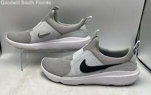 Nike Mens AD Comfort Gray Round Toe Low-Top Slip-On Sneaker Shoes Size 11.5