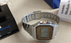 Casio A158WEA-9CF Men's Silver Classic Digital Bracelet Watch