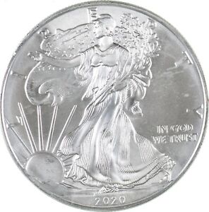 Better Date 2020 American Silver Eagle 1 Troy Oz .999 Fine Silver *748