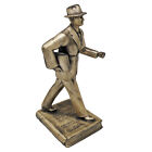 Vtg. Chevy GO GETTER Sales Award Trophy DAPPER SALESMAN w/ FEDORA, ca. 1933-1945