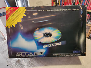 Sega CD Model 1 Console Front Loading Console COMPLETE in BOX! XLNT! Very RARE!!
