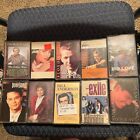 LOT OF 10 VINTAGE COUNTRY MUSIC AUDIO CASSETTE TAPES! George Jones +++ G5